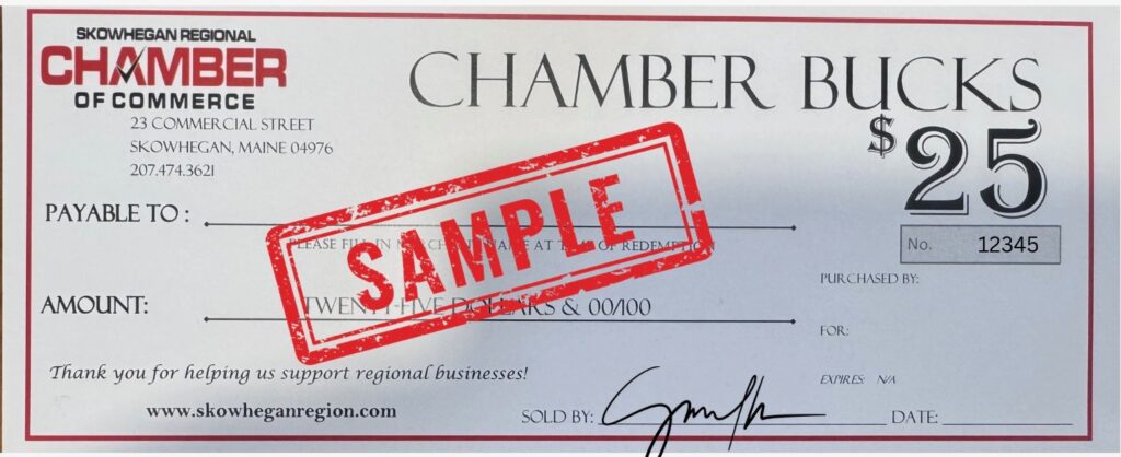 Chamber Bucks SAMPLE
